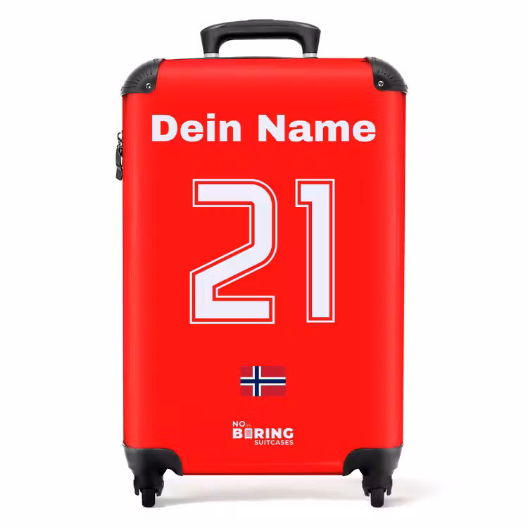 Koffer mit Name - Norwegen-Heimtrikot — 1