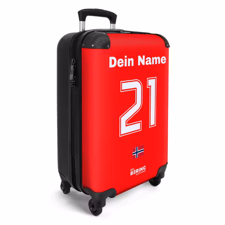 Koffer mit Name - Norwegen-Heimtrikot — 2