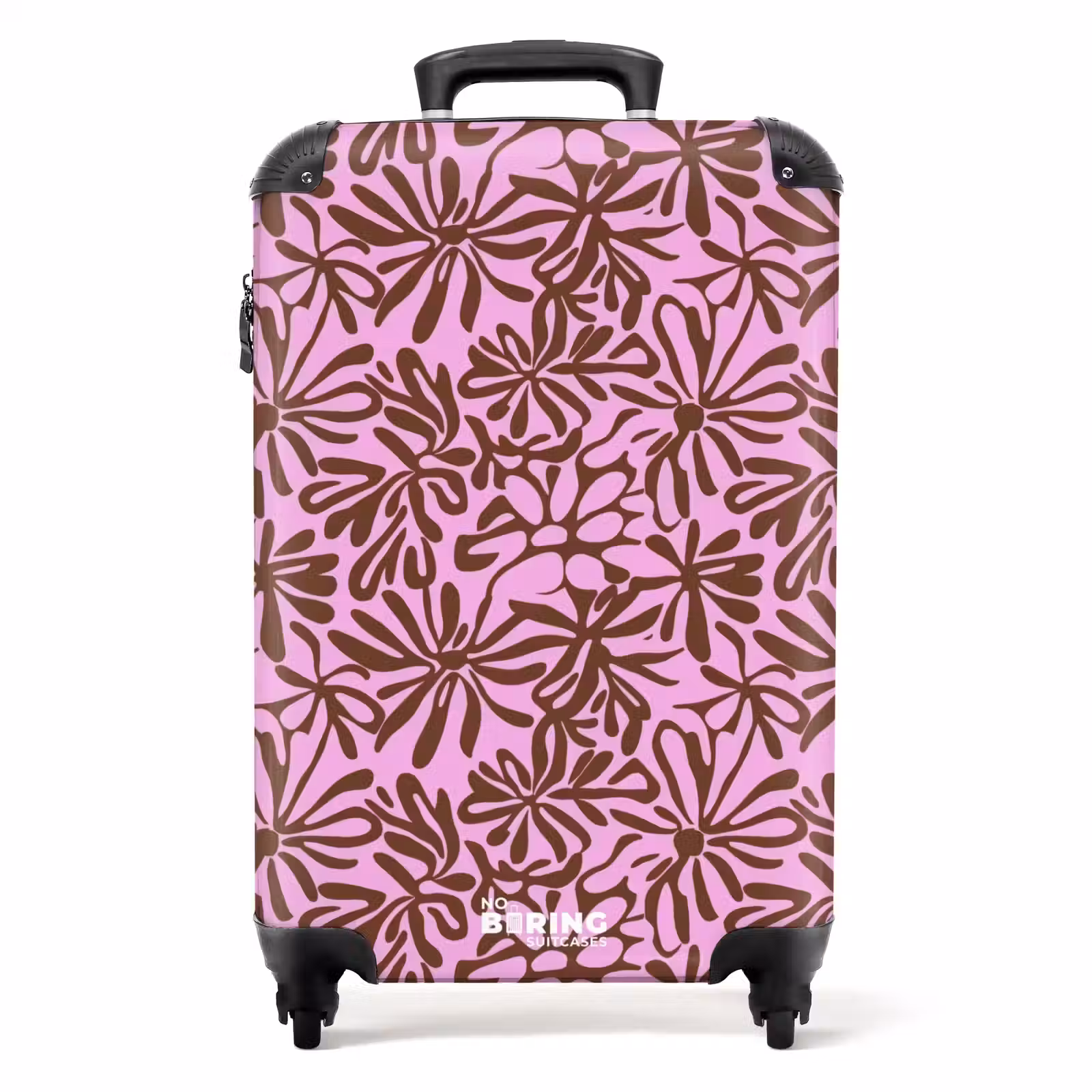 Koffer mit Name - Bio - Muster - Rosa — 1