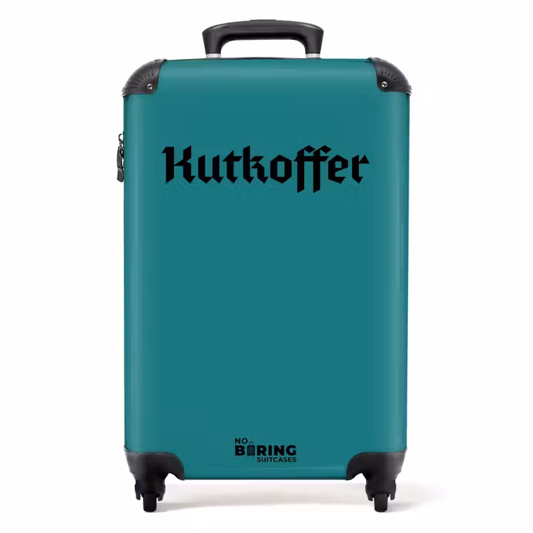 Koffer - Zitate – Pussy Case, petrolblau — 1