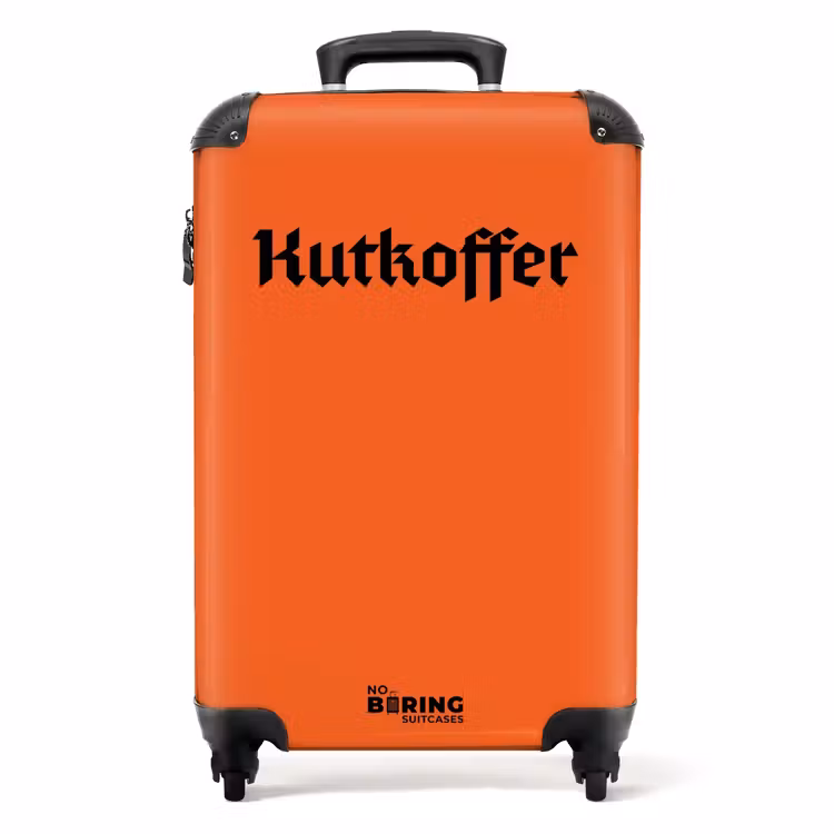 Koffer - Zitate - Pussy-Koffer Feuer orange — 1