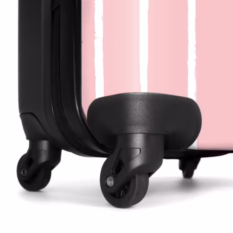 Koffer - Weiße Pinselstriche auf rosa Hintergrund — 7