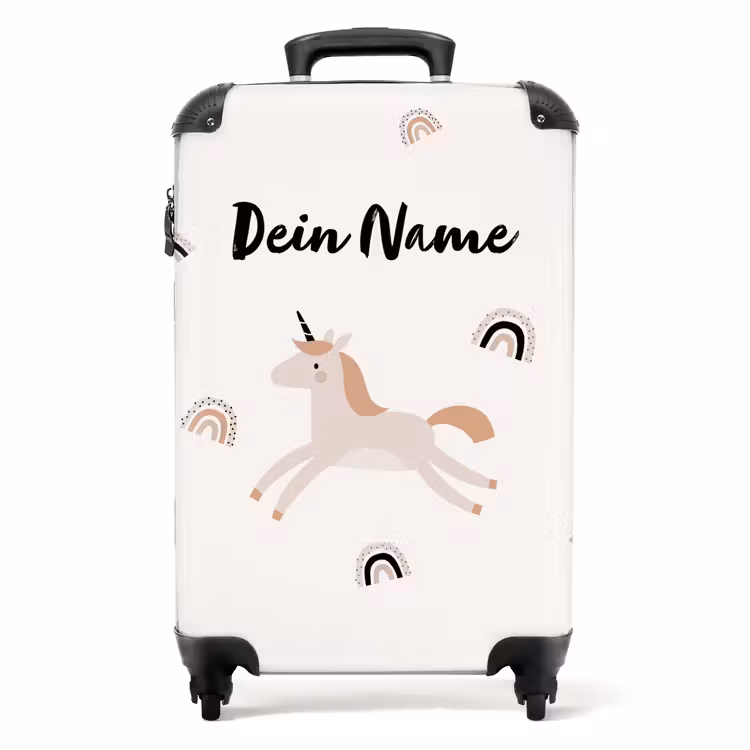 Koffer mit Name - Einhorn Träume — 1
