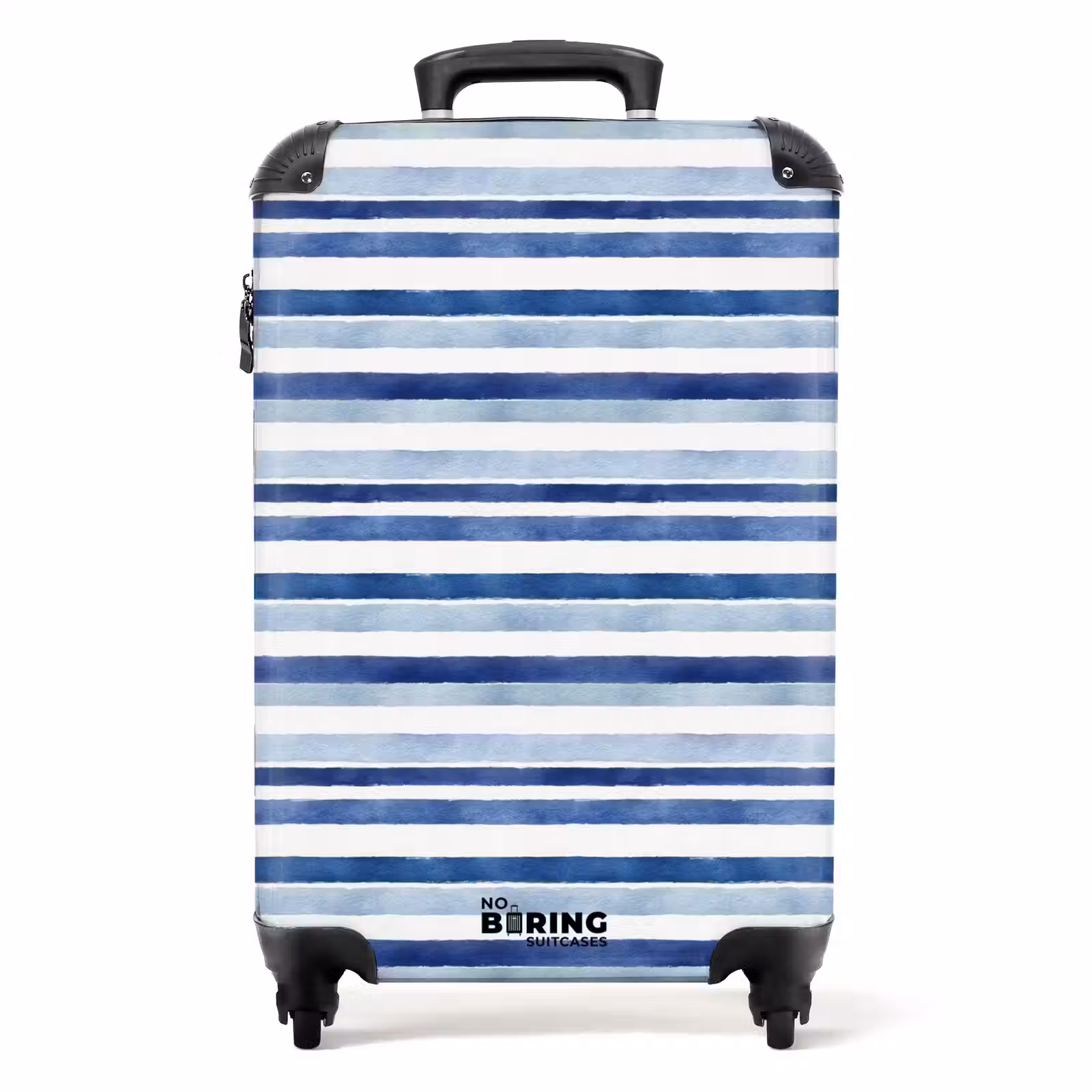 Koffer - Streifendesign blau — 1
