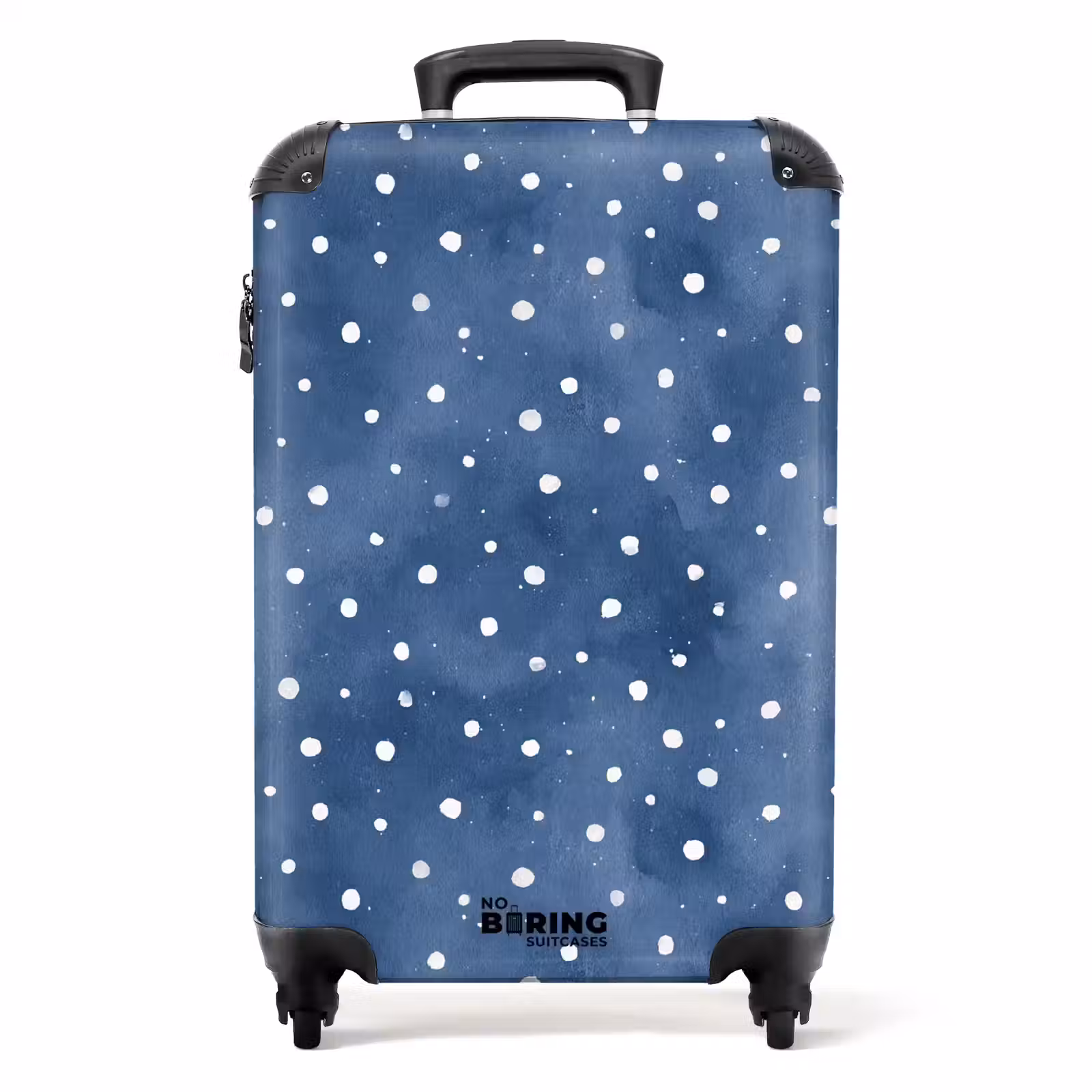 Koffer - Tupfenmuster blau — 1