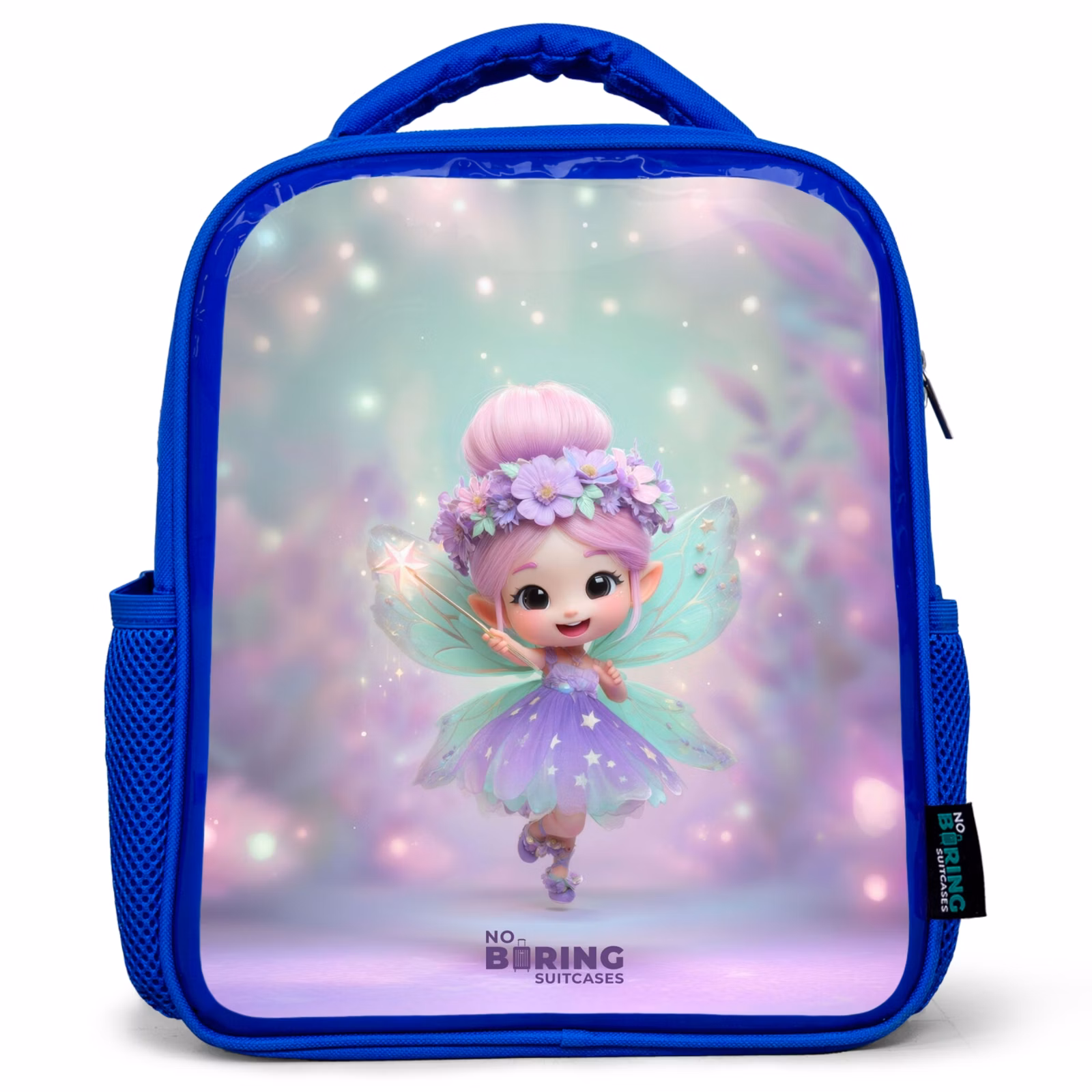 Kinderrucksack mit Namen - Blau - Elf - Magie — 1