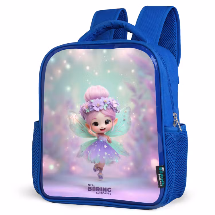 Kinderrucksack mit Namen - Blau - Elf - Magie — 7