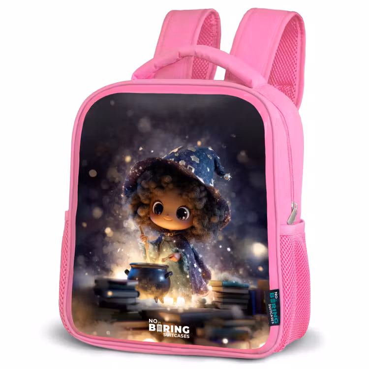Kinderrucksack mit Name - Rosa - Magische Nacht der Magie — 4
