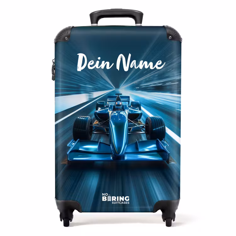 Koffer mit Name - Strahlendes Blau — 1
