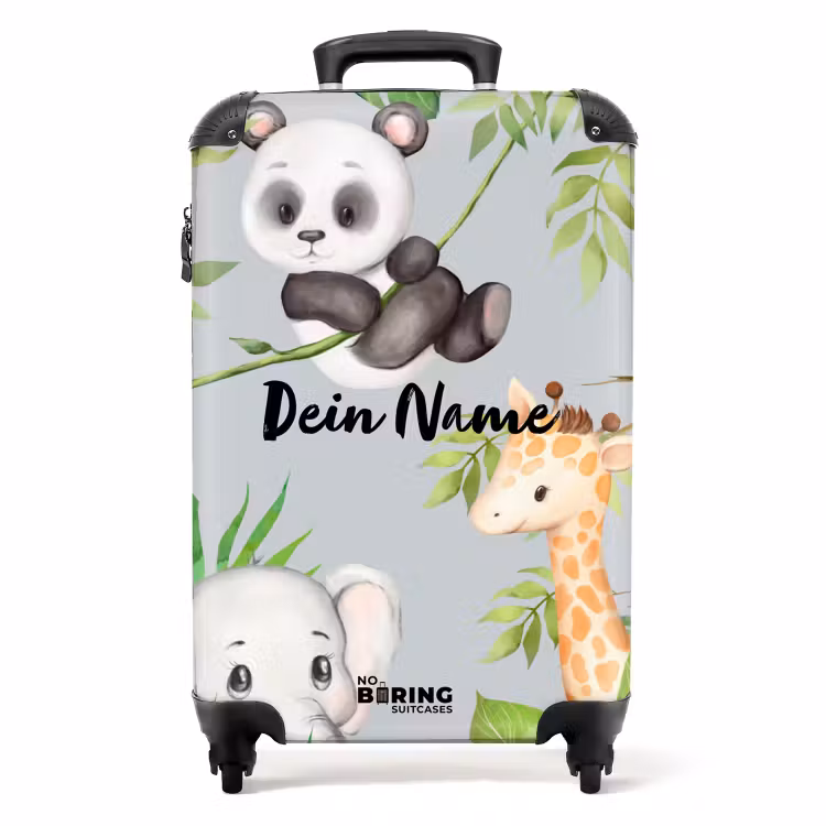 Koffer mit Name - Tiere im Dschungel — 1