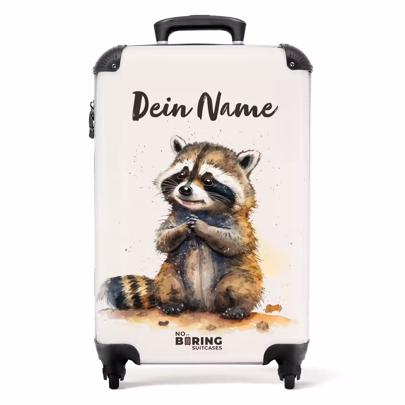 Koffer mit Name - Waldo Waschbär — 1