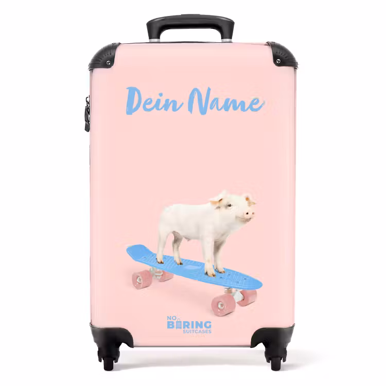 Koffer mit Name - Schweinetransport — 1