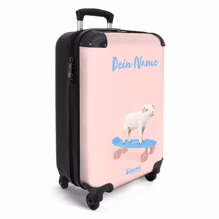Koffer mit Name - Schweinetransport — 2