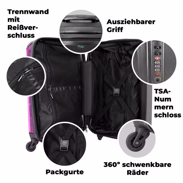 Koffer mit Name - Schmelzende Wirbel — 7