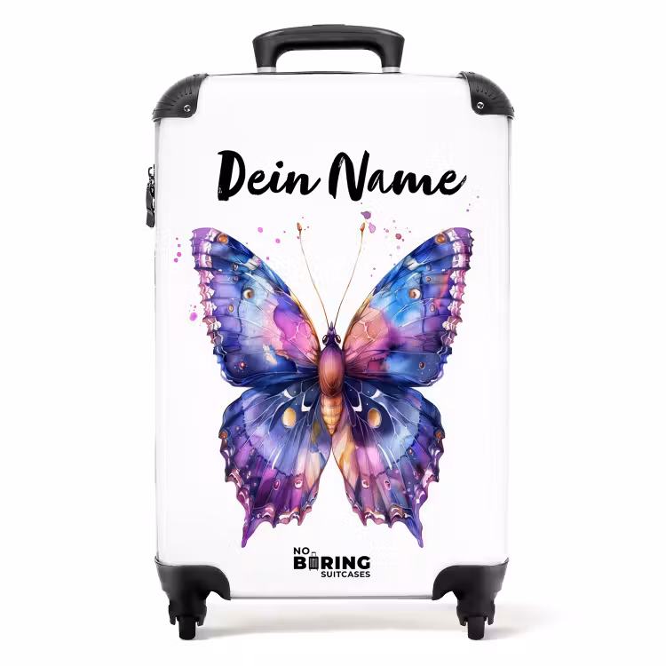 Koffer mit Name - Schöner Schmetterling — 1