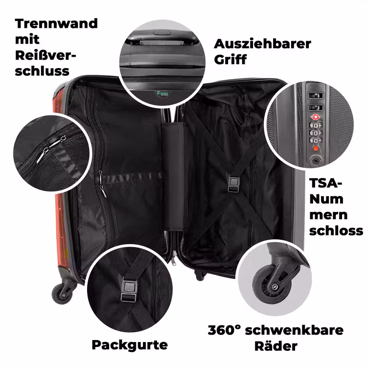 Koffer mit Name - Sonnige Korallenlage — 7