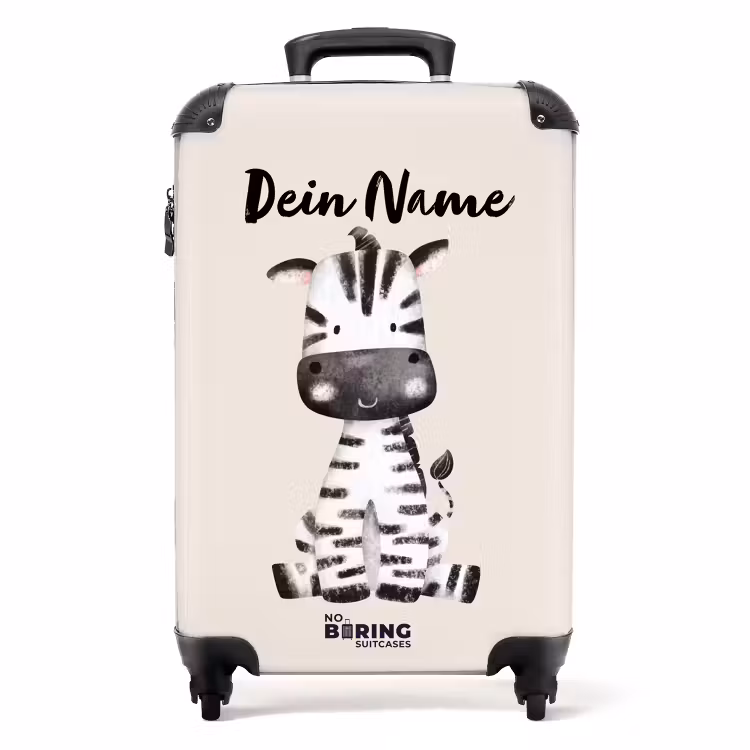 Koffer mit Name - Zoë Zebra — 1