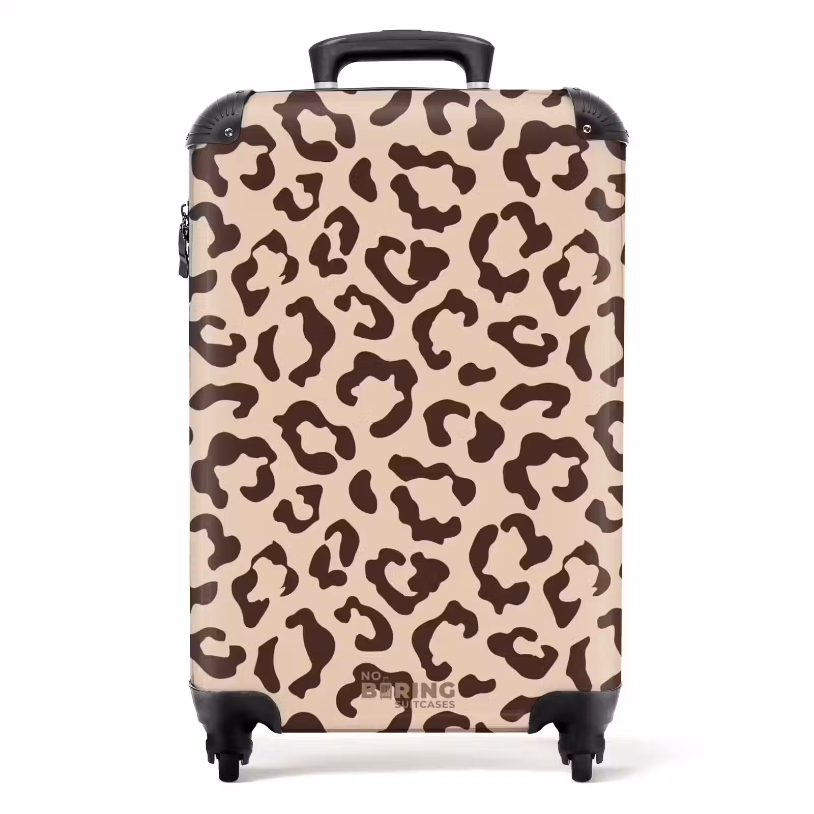 Koffer - Tiermuster - Koffer mit Pantherprint in Braun und Beige — 1