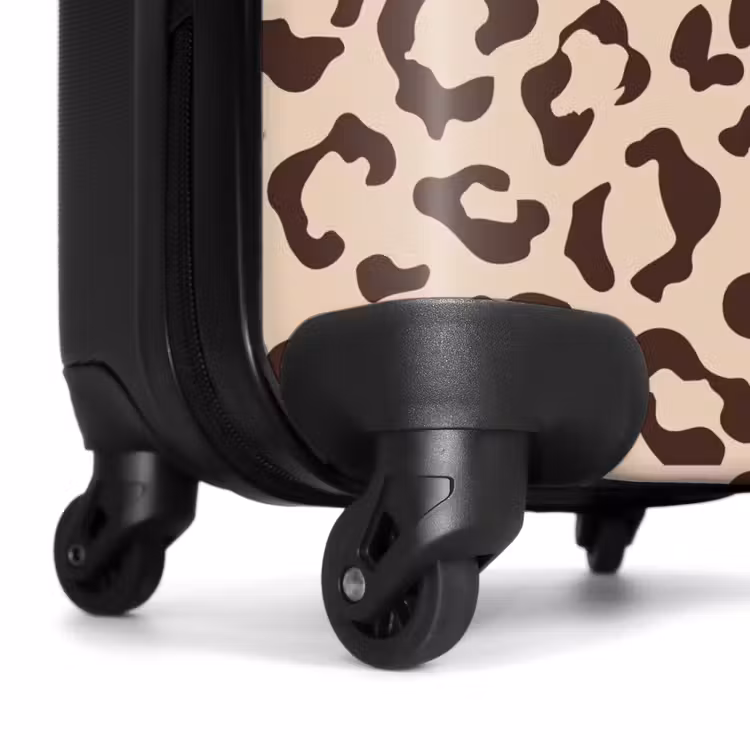 Koffer - Tiermuster - Koffer mit Pantherprint in Braun und Beige — 6