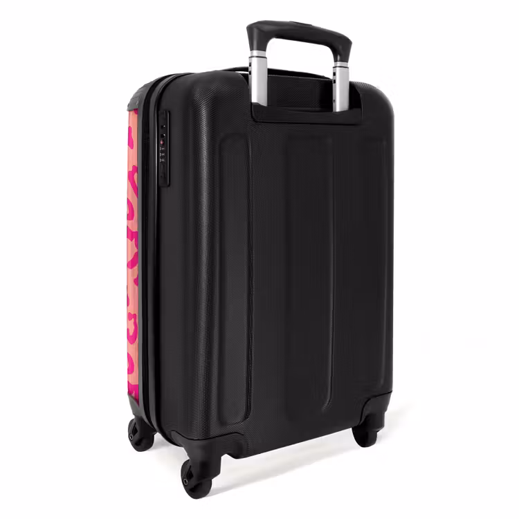 Koffer - Tiermuster - Koffer mit Pantherprint in Rosa und Korallenrosa — 3