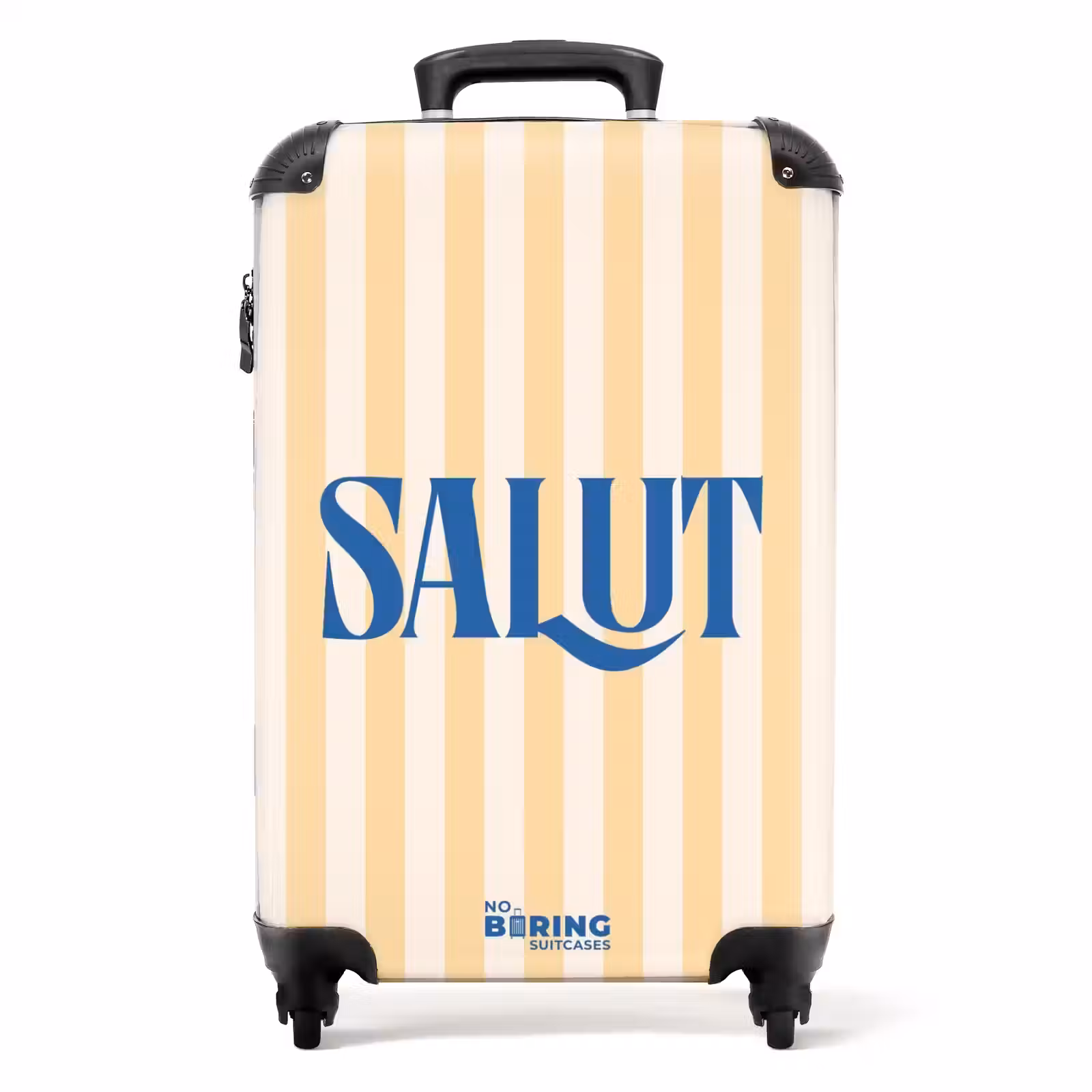 Koffer - Zitate - Salut hell bernsteinfarben und cremeweiß — 1