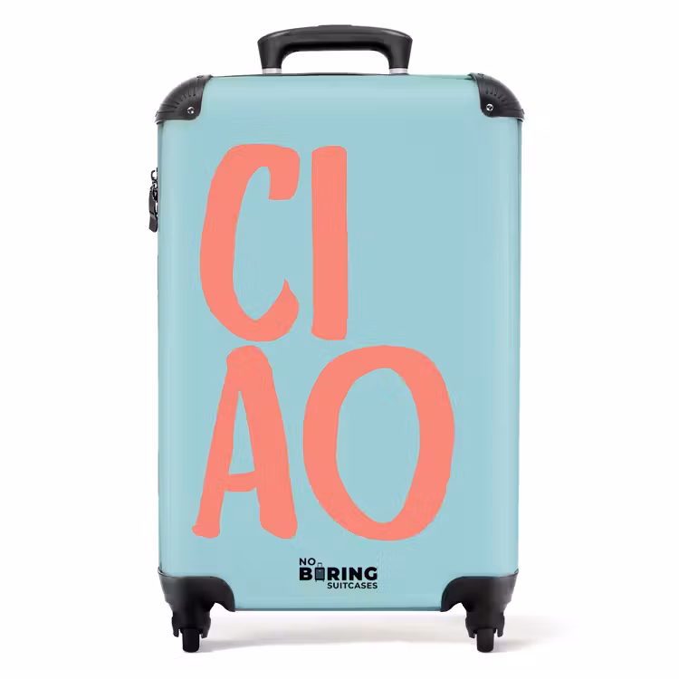 Koffer - Zitate - Ciao aqua blue — 1