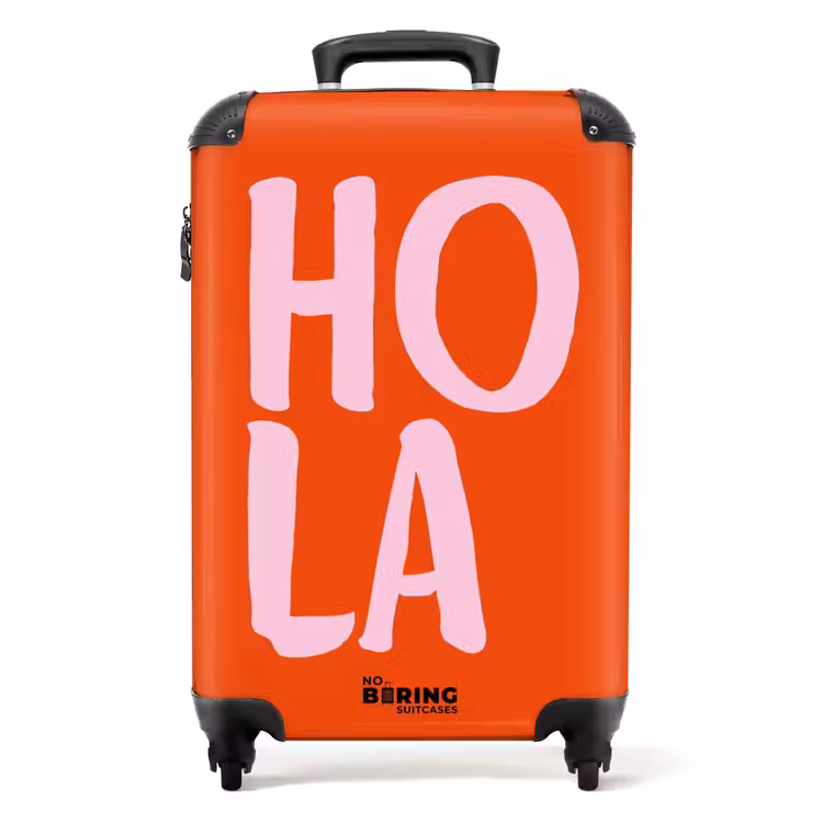 Koffer - Zitate - Hola rot-orange — 1