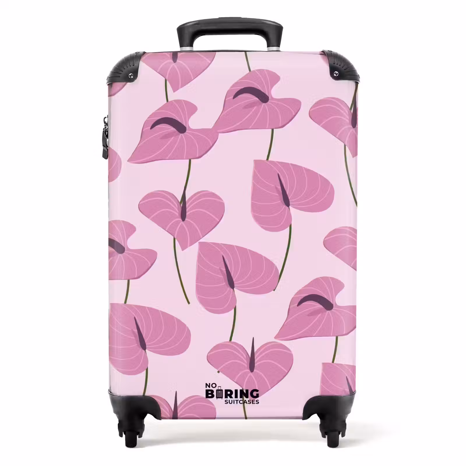 Koffer - Sommererinnerungen - Rosa Anthurium-Muster — 1
