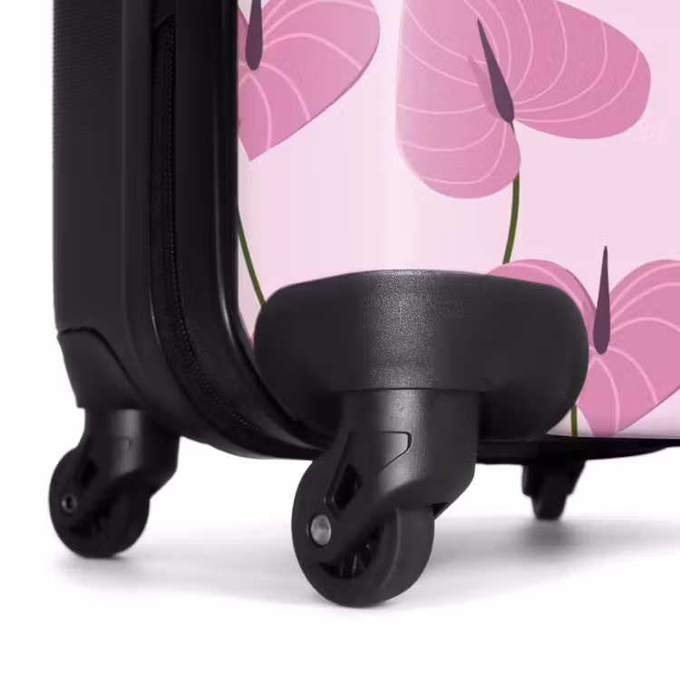 Koffer - Sommererinnerungen - Rosa Anthurium-Muster — 6