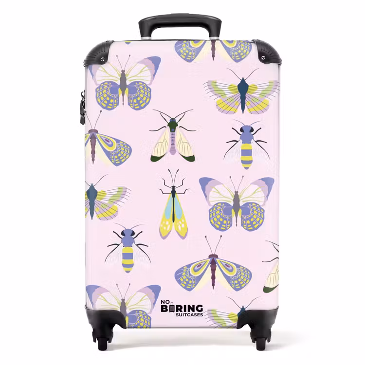Koffer - Sommererinnerungen - Schmetterling und Insektenmuster — 1