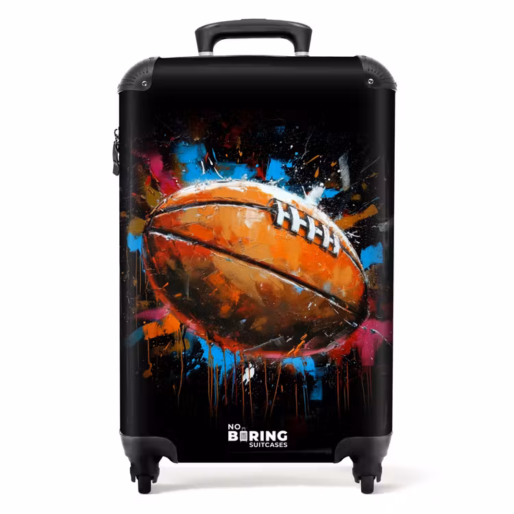 Koffer - Rugby-Ball umgeben von Graffiti — 1