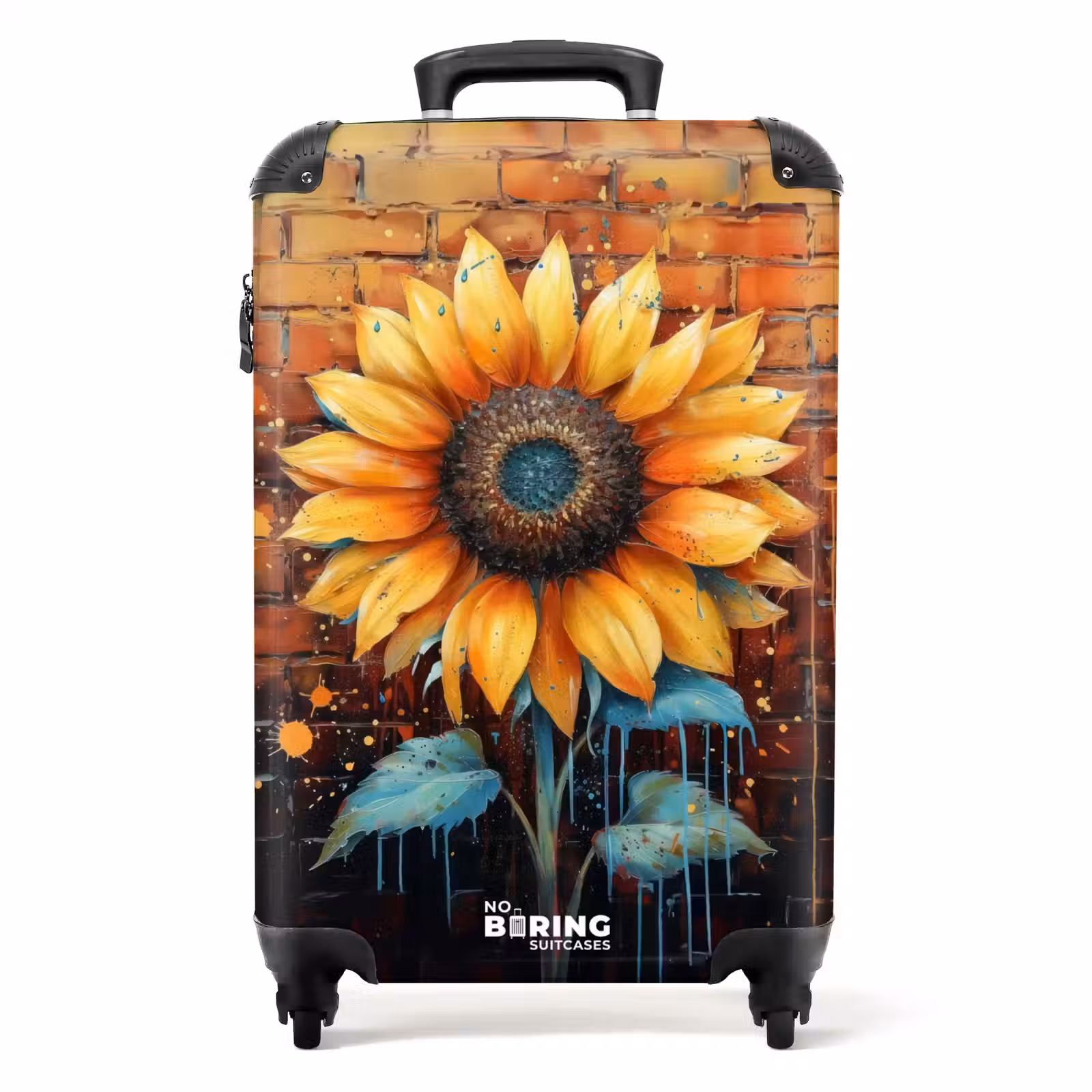 Koffer - Sonnenblume im Graffiti-Stil — 1