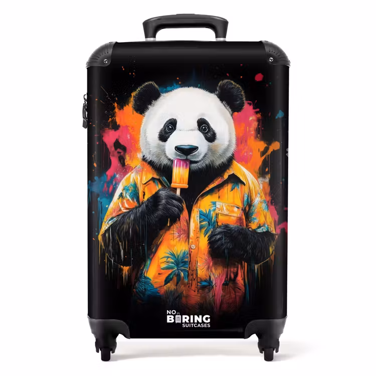 Koffer - Sommerpanda mit Eiscreme — 1