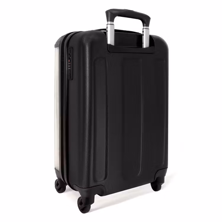 Koffer mit Name - Welpe in einem Rennwagen in Beige — 6
