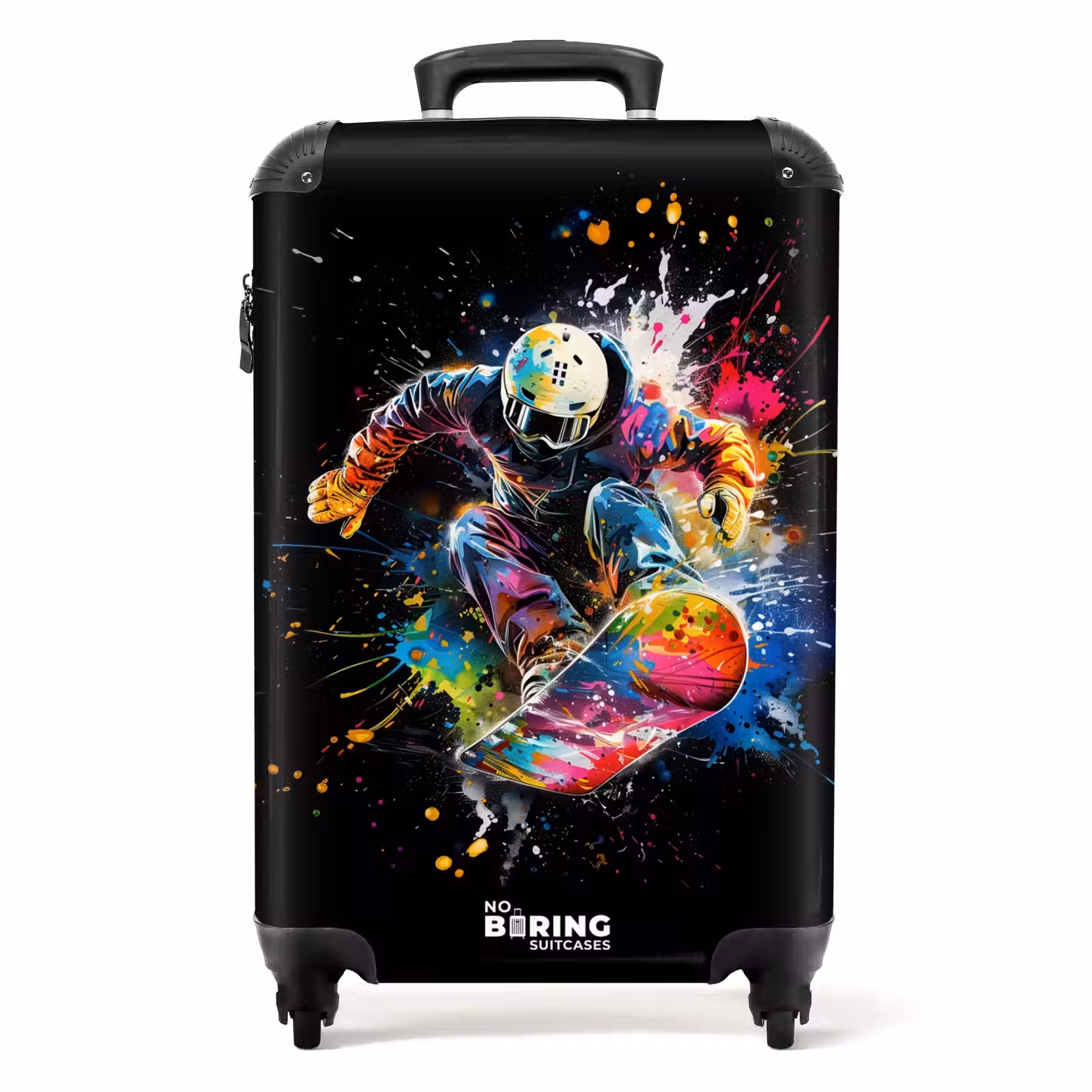 Koffer - Snowboarder mit Graffiti — 1