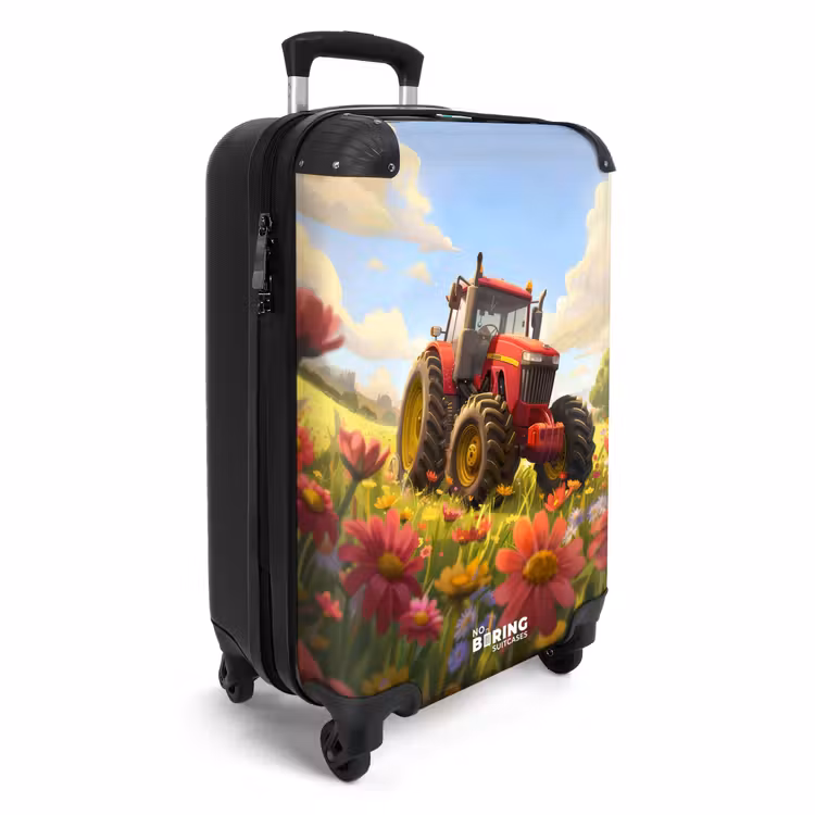 Koffer - Traktor in der Blumenwiese — 2