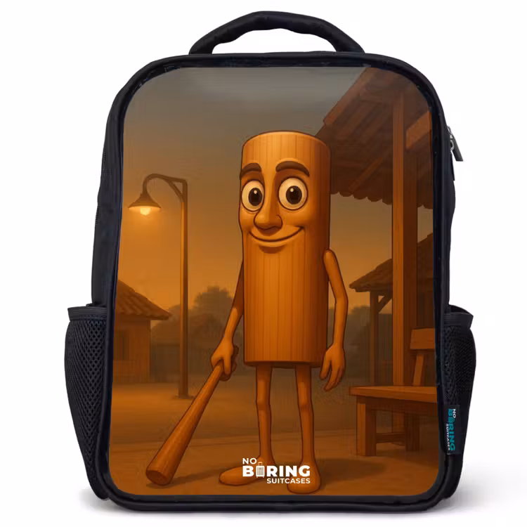 Kinderrucksack - Schwarz - Tung Tung Tung Sahur — 1