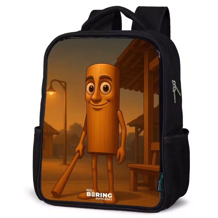 Kinderrucksack - Schwarz - Tung Tung Tung Sahur — 4