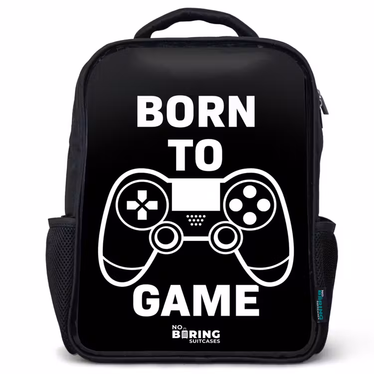 Kinderrucksack - Schwarz - Zum Spielen mit Controller geboren — 1