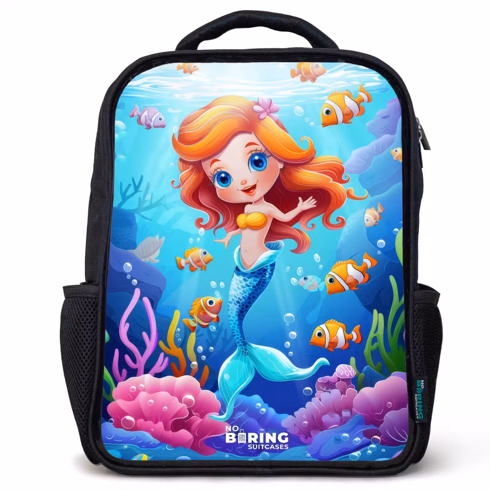 Kinderrucksack - Schwarz - Olivia unter Wasser — 1