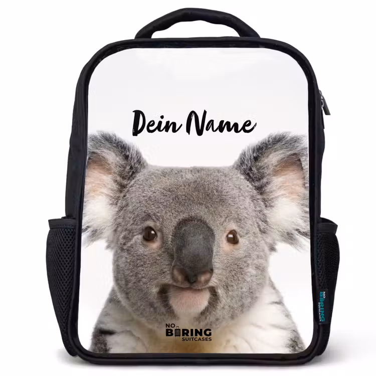 Kinderrucksack - Schwarz - Niedlicher Koala-Bär — 1