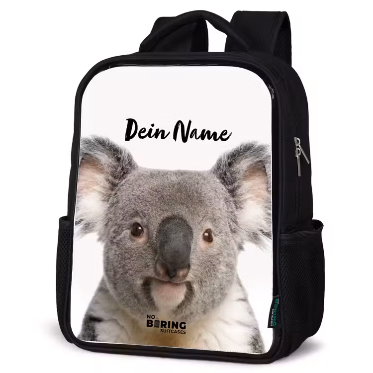Kinderrucksack - Schwarz - Niedlicher Koala-Bär — 4