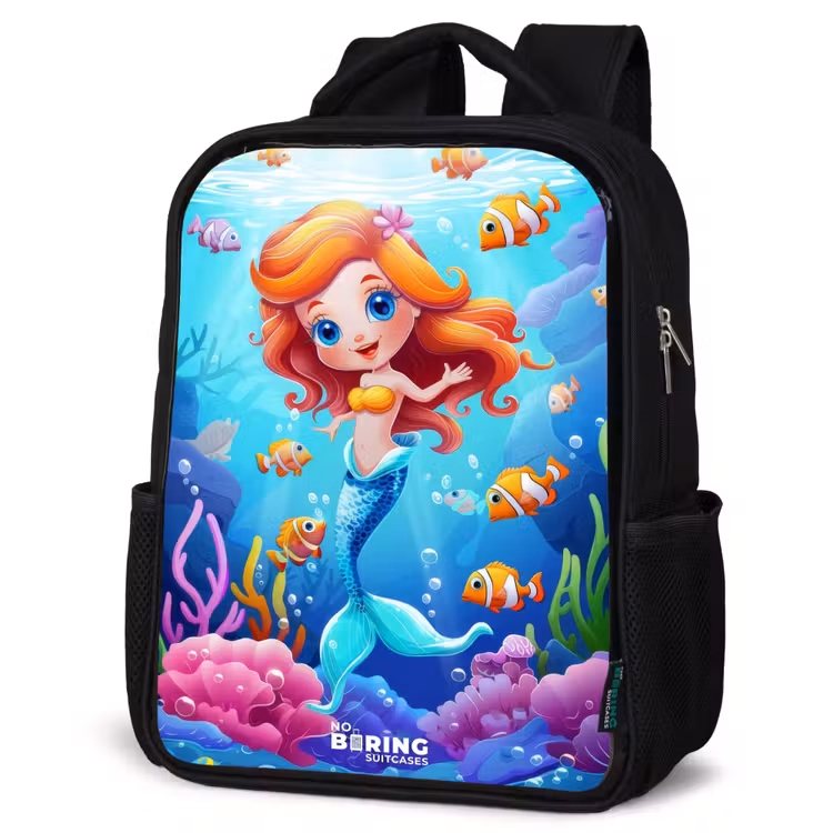 Kinderrucksack - Schwarz - Olivia unter Wasser — 4