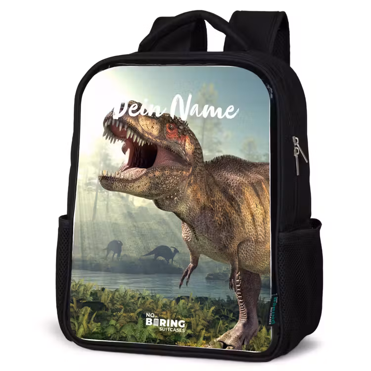 Kinderrucksack - Schwarz - Thijs Tyrannosaurus — 4