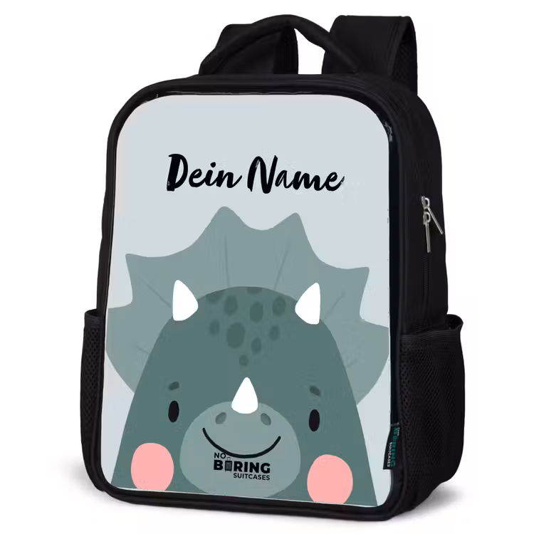 Kinderrucksack - Schwarz - Tigo Triceratops — 4