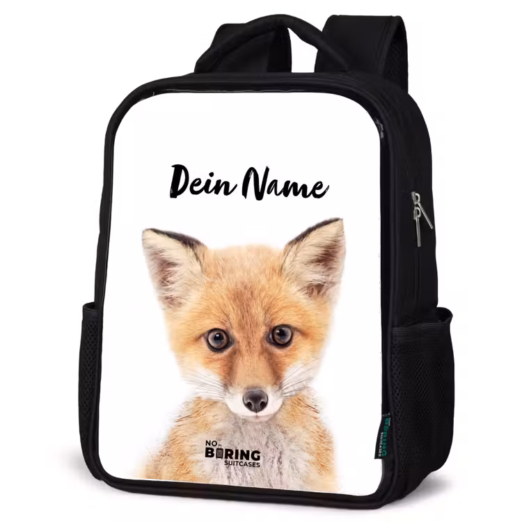 Kinderrucksack - Schwarz - Vicky Fuchs — 4