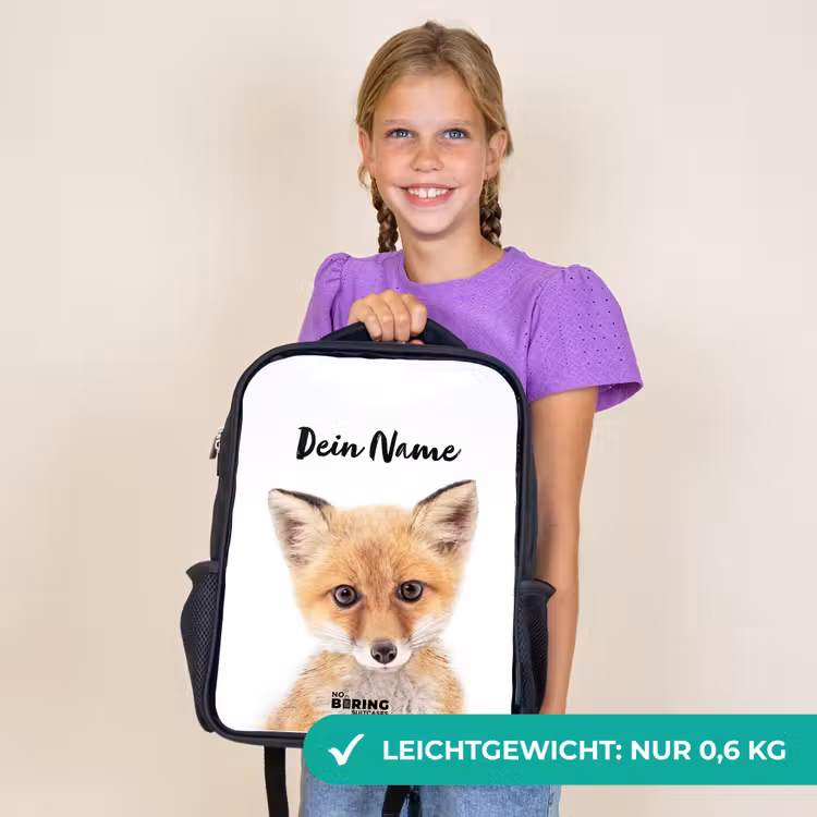 Kinderrucksack - Schwarz - Vicky Fuchs — 7