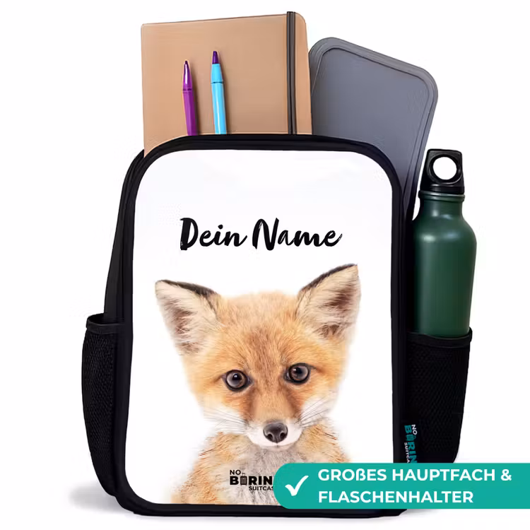 Kinderrucksack - Schwarz - Vicky Fuchs — 8
