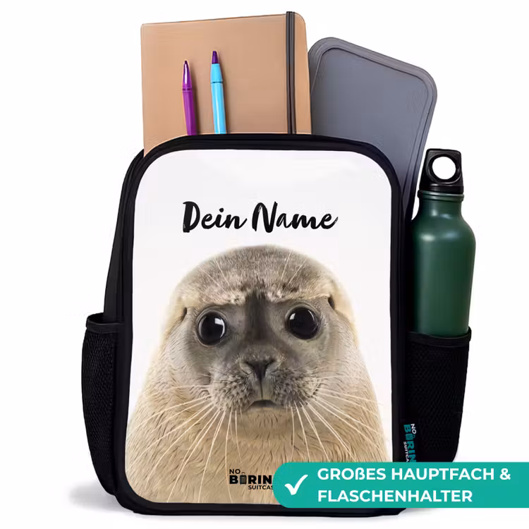 Kinderrucksack - Schwarz - Zyon-Siegel — 8