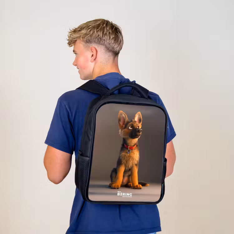 Kinderrucksack - Schwarz - Versteckter Schafhirte — 3